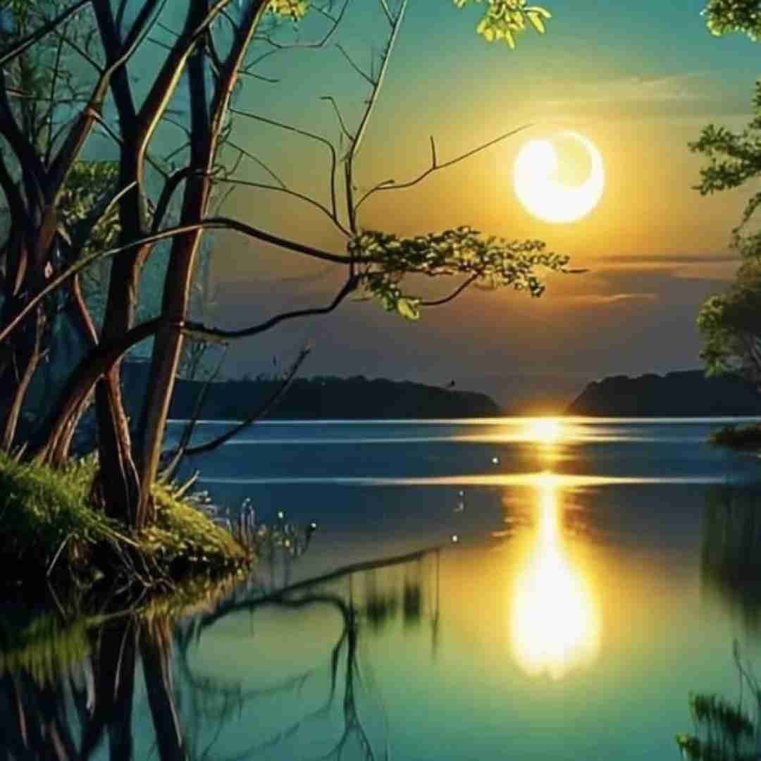 اون شب با نور ماه روشن بودن شهر و خونه هاش